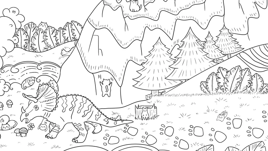 Скриншот 2 к игре 100 Dino Cats