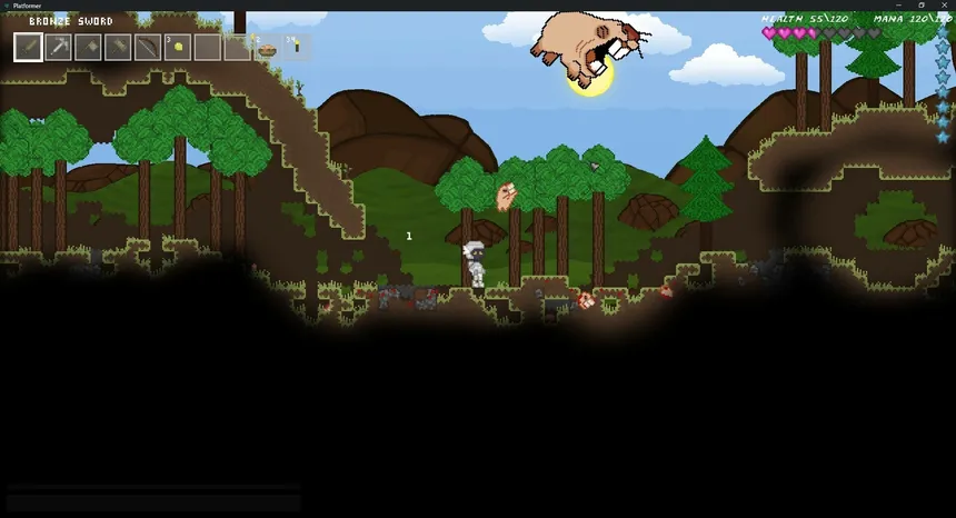 Скриншот 1 к игре Platformer