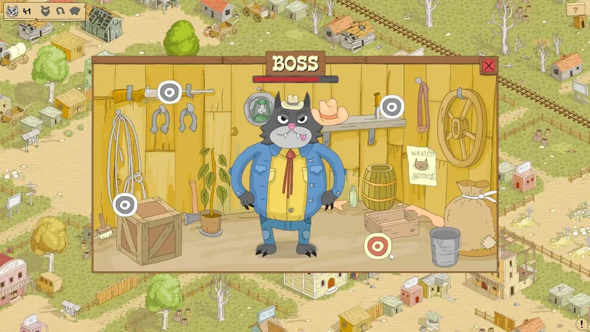 Скриншот 1 к игре Hidden Cat Outlaws