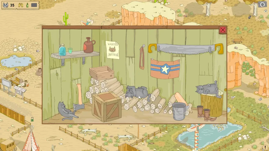 Скриншот 8 к игре Hidden Cat Outlaws