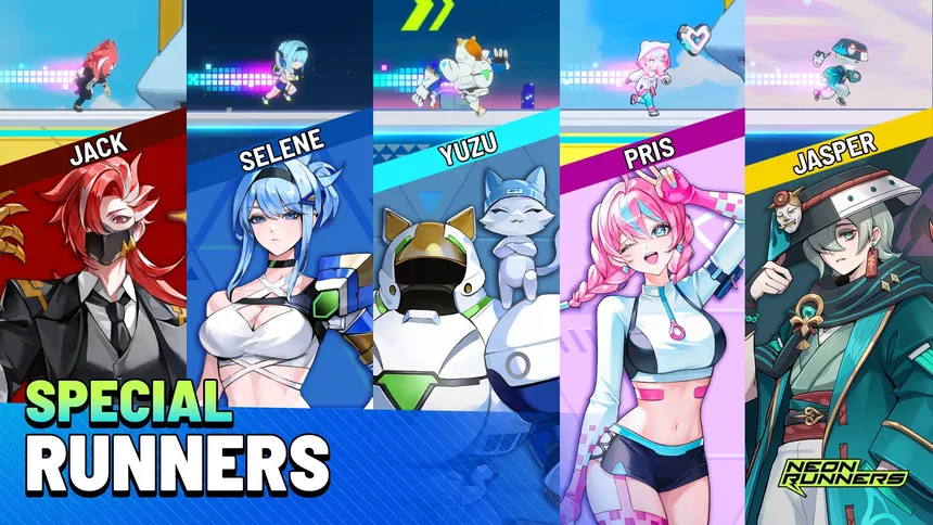 Скриншот 7 к игре Neon Runners: Craft & Dash
