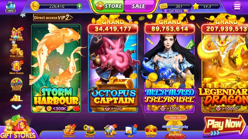 Скриншот 1 к игре 街机休闲捕鱼-Classic Arcade Fishing