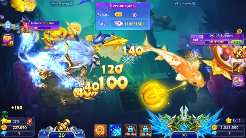 Скриншот 2 к игре 街机休闲捕鱼-Classic Arcade Fishing