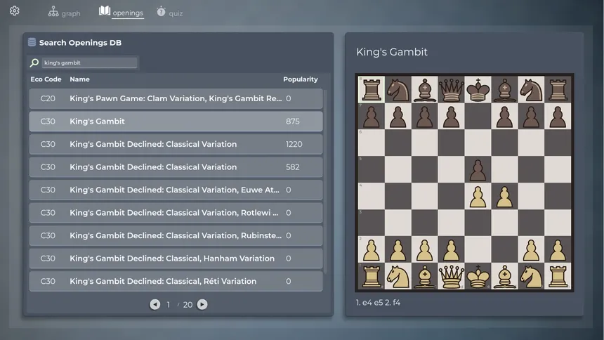 Скриншот 4 к игре Chess Opening Repertoire Builder