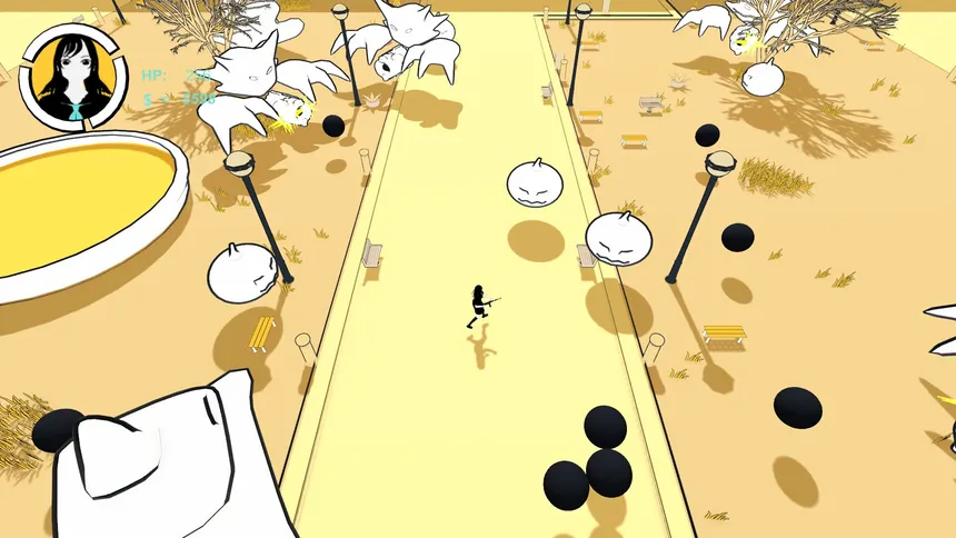 Скриншот 1 к игре The Yellow Moon's School: The Ghosts Day