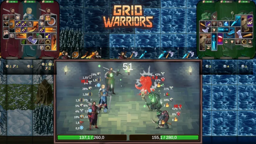 Скриншот 2 к игре Grid Warriors: Battles