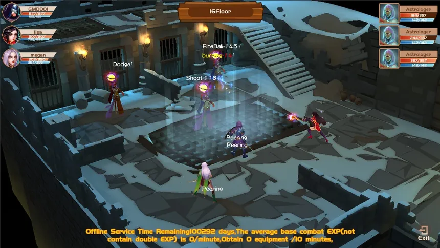 Скриншот 2 к игре 放置地下城-Idle Dungeon