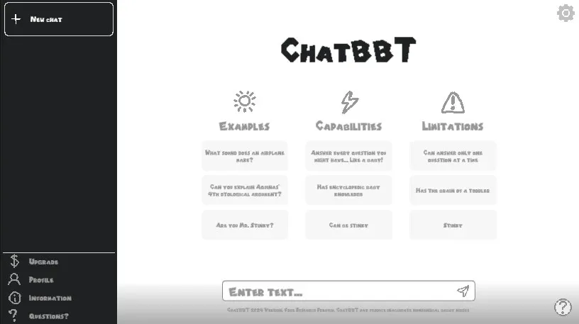Скриншот 1 к игре ChatBBT