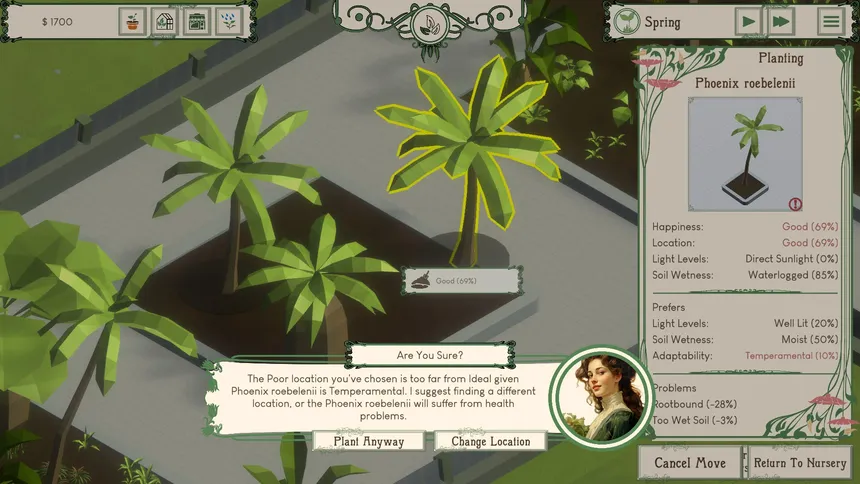 Скриншот 1 к игре Palm Paradise Garden