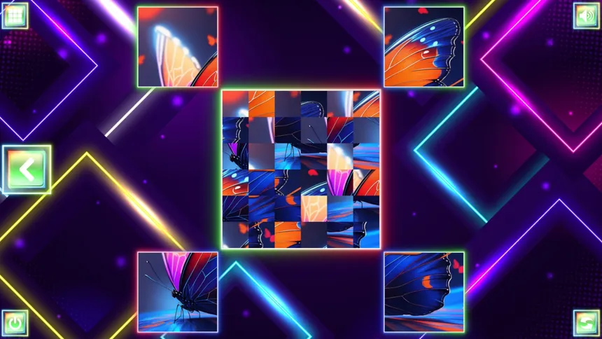 Скриншот 7 к игре Neon Fantasy: Butterflies