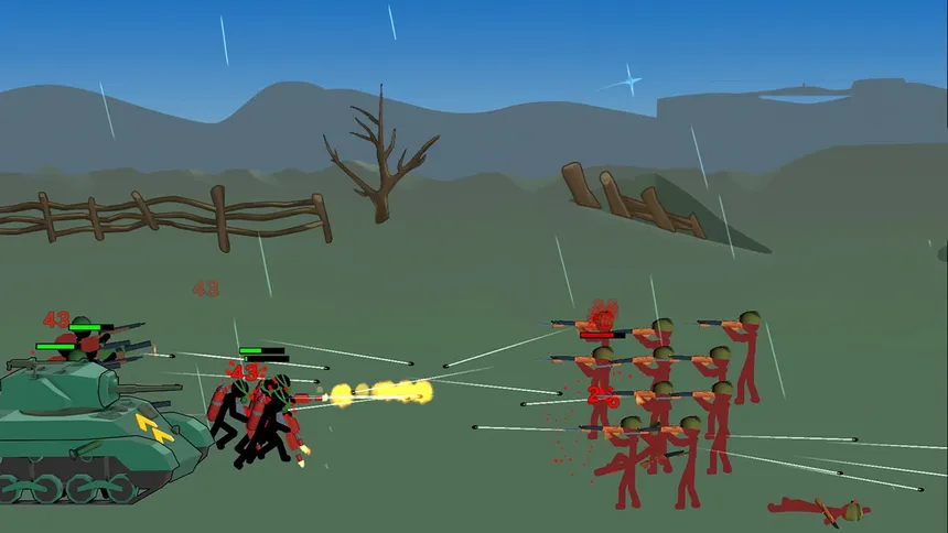 Скриншот 1 к игре Stickman WW2