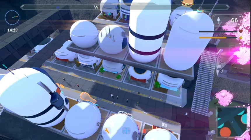 Скриншот 1 к игре Lunar City Builder