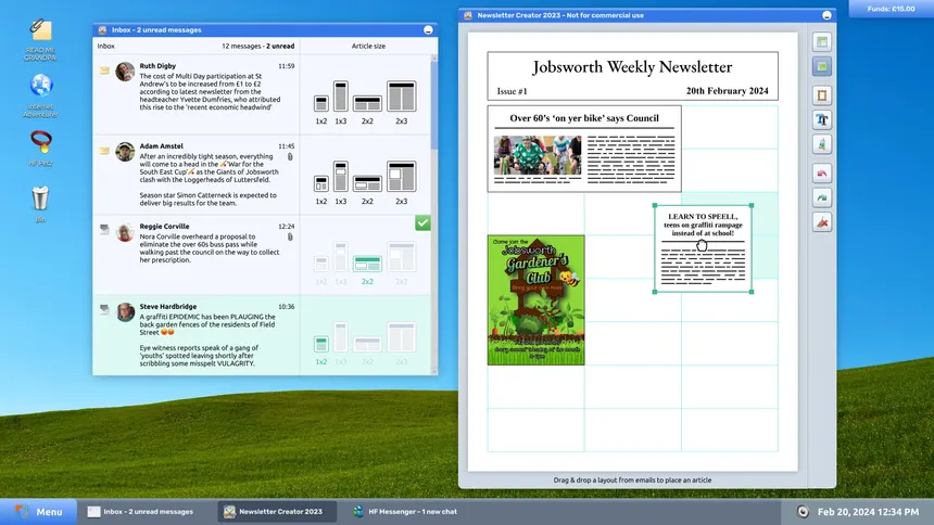 Скриншот 1 к игре Jobsworth Weekly