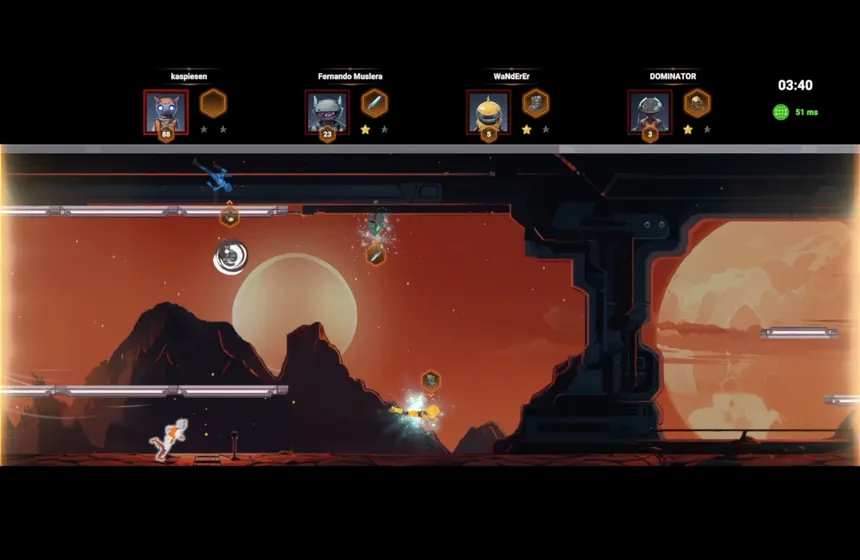 Скриншот 1 к игре Swing Into Zero-G: Space Parkour Race
