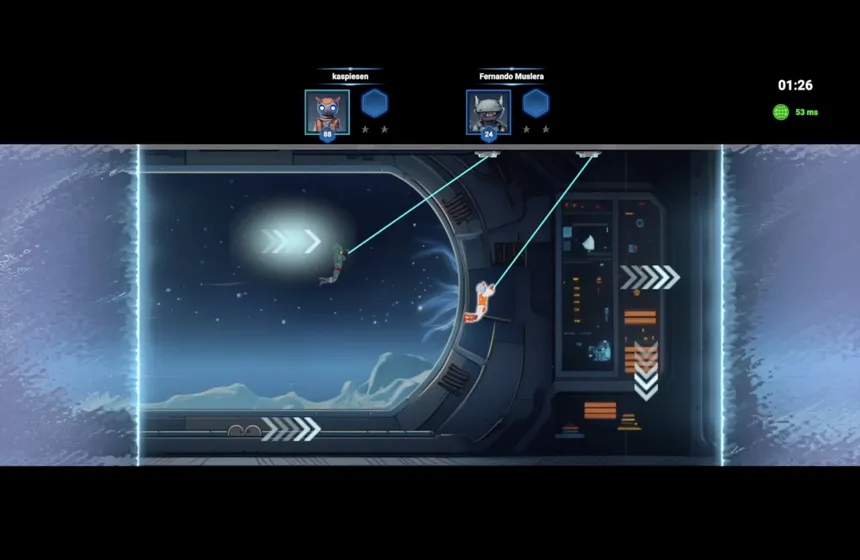 Скриншот 2 к игре Swing Into Zero-G: Space Parkour Race