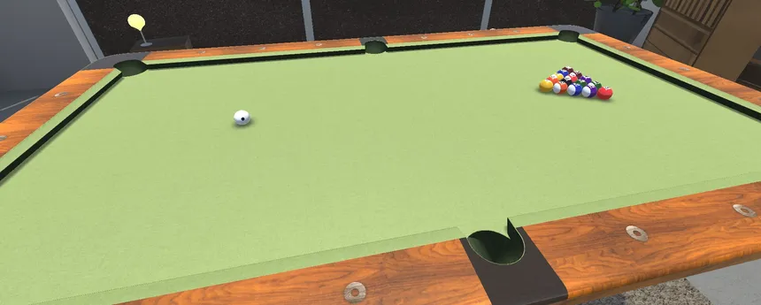Скриншот 7 к игре Pocketing the ball-Billiards Simulator - 8 ball- 3D pool
