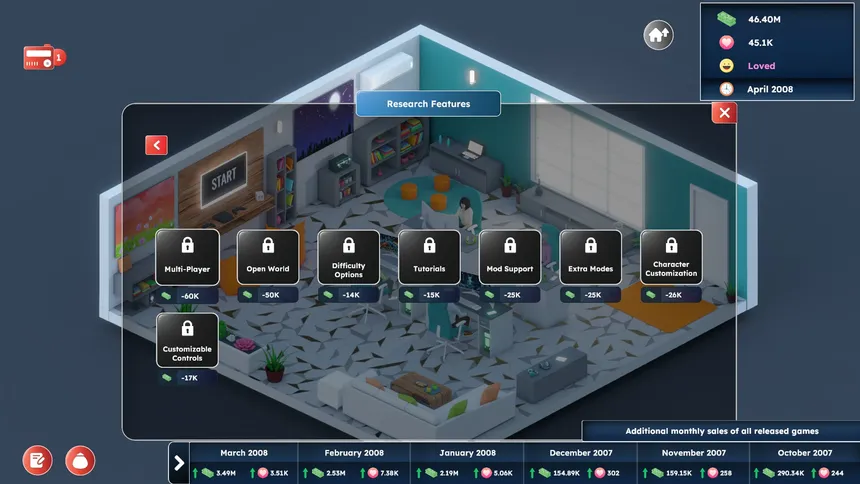 Скриншот 5 к игре Game Builder Tycoon