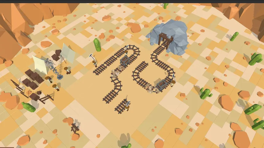 Скриншот 1 к игре Trolley Path to Gold