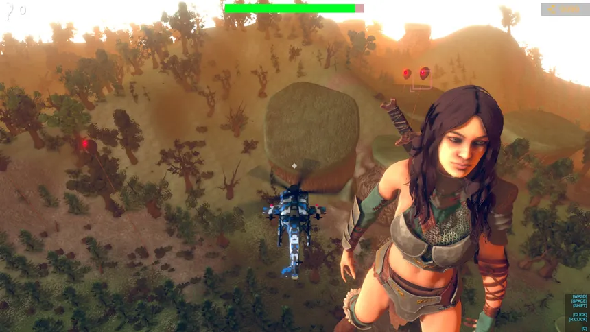 Скриншот 4 к игре Save Giant Girl from monsters 2