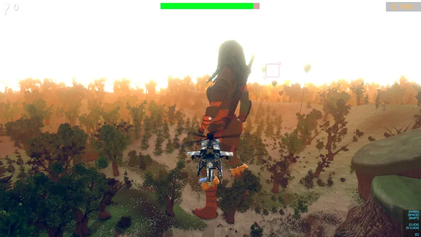 Скриншот 5 к игре Save Giant Girl from monsters 2