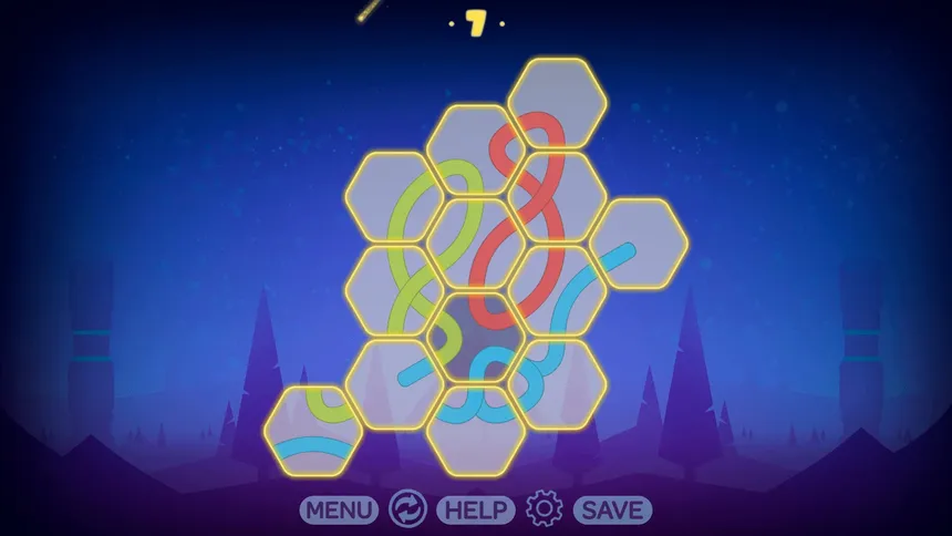 Скриншот 1 к игре Puzzle - LINES AND KNOTS 2