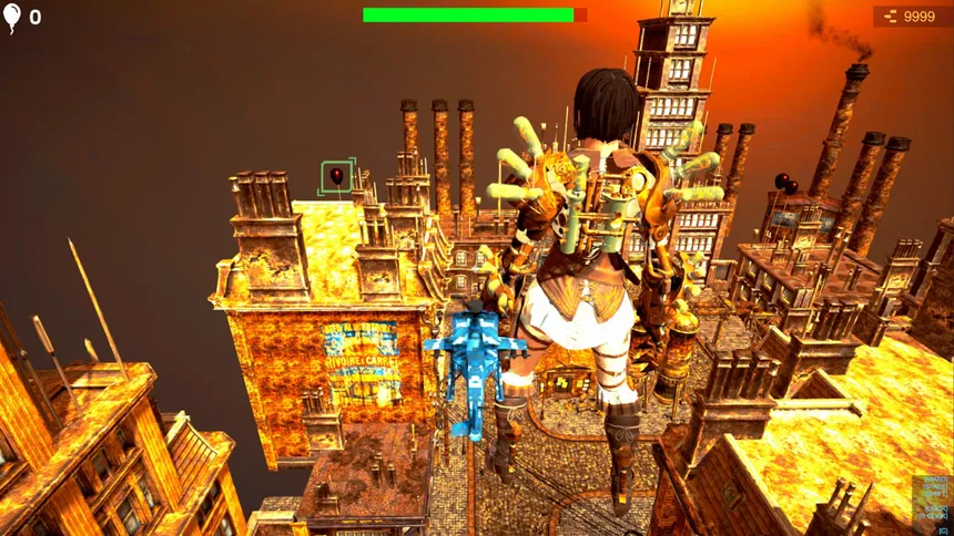 Скриншот 3 к игре Save Giant Girl from monsters 4