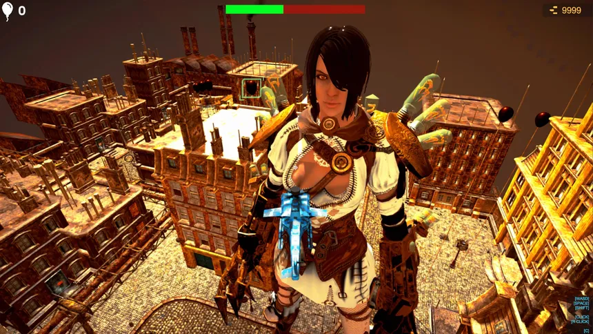 Скриншот 5 к игре Save Giant Girl from monsters 4