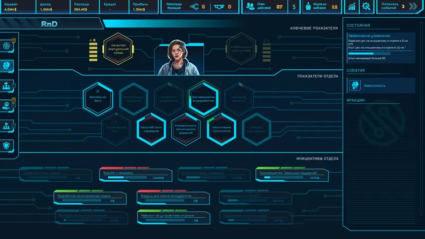 Скриншот 1 к игре CEO Sim: Cyberpunk