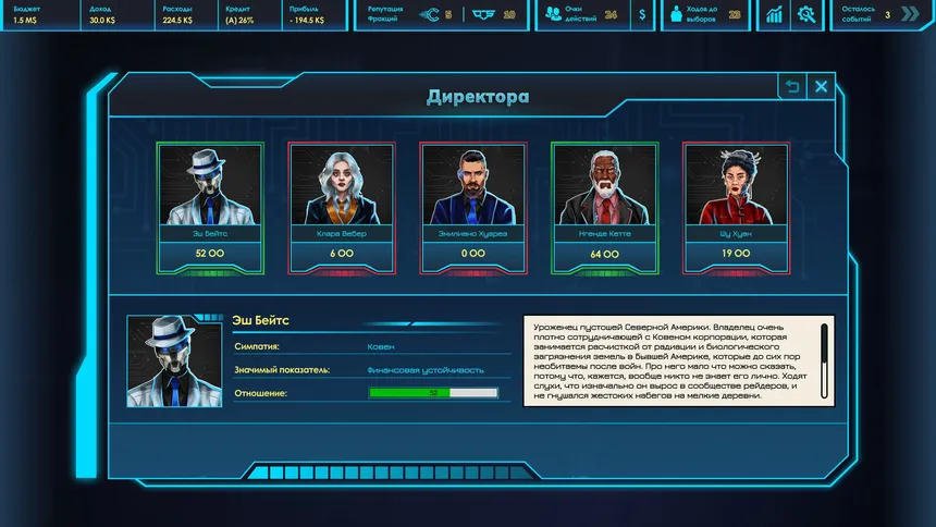 Скриншот 8 к игре CEO Sim: Cyberpunk