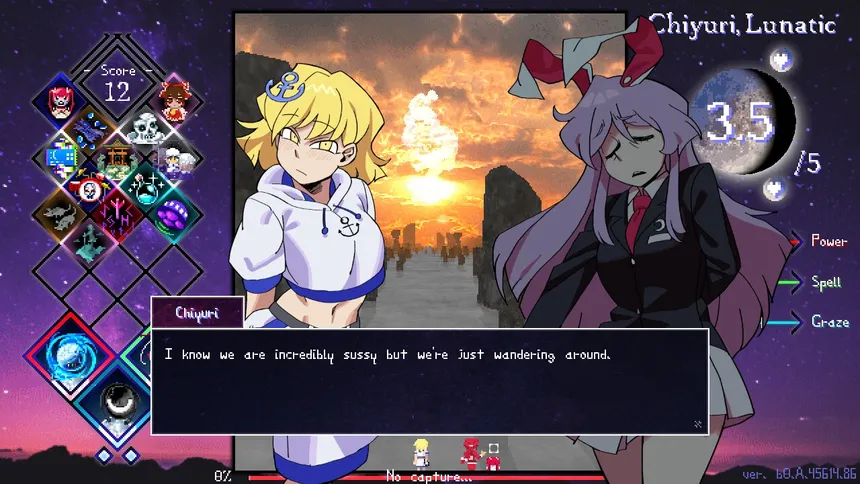 Скриншот 7 к игре Touhou Lensed Night Sky, Kaseigai