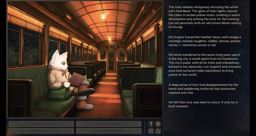 Скриншот 1 к игре White Cat Town Mystery