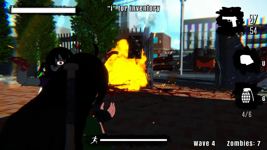 Скриншот 3 к игре Academia Z: The beginning of the catastrophe