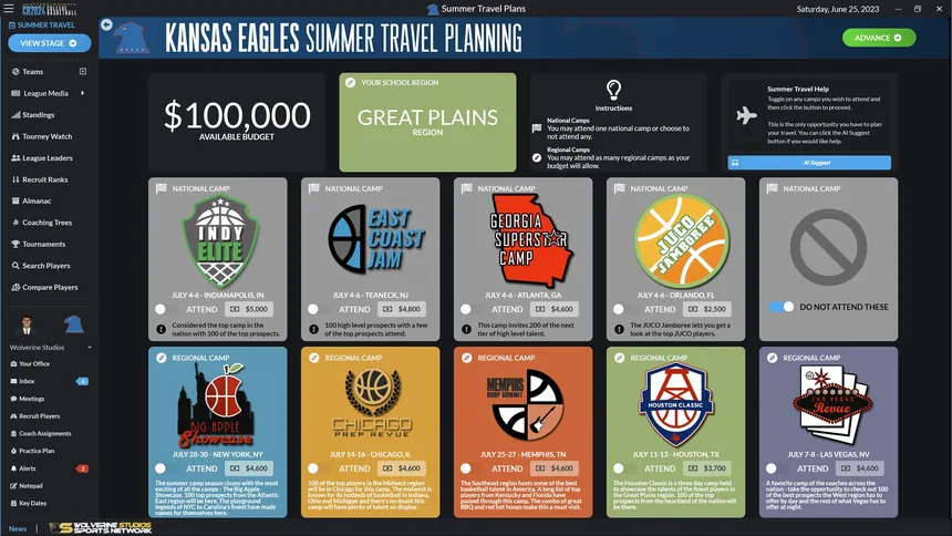 Скриншот 5 к игре Draft Day Sports: College Basketball 2024