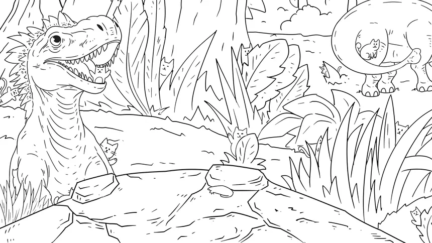 Скриншот 2 к игре Dino Cats
