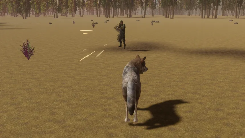 Скриншот 1 к игре The Wolf's Hunt