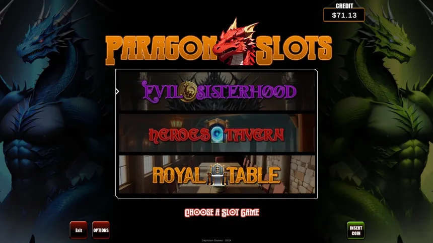 Скриншот 1 к игре Paragon Slots
