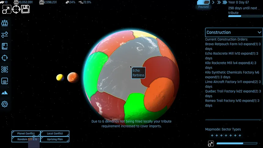 Скриншот 8 к игре Planetary Governor
