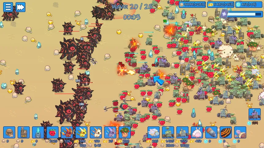 Скриншот 5 к игре Milky Way TD SURVIVORS AUTOBATTLER RTS: Earth