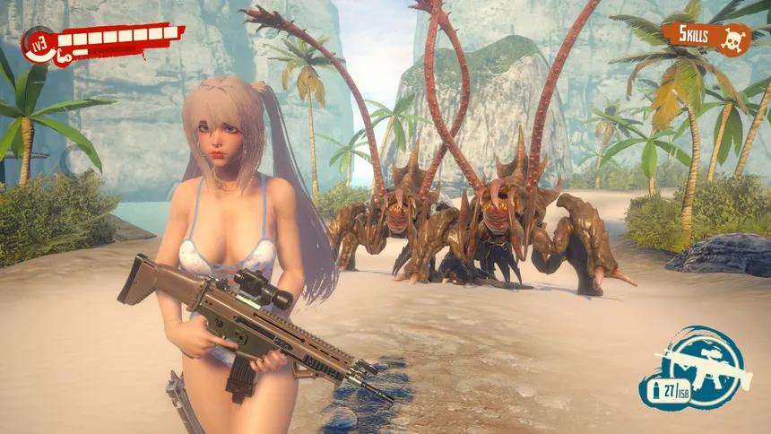Скриншот 3 к игре Anime Girls: Sun of a Beach