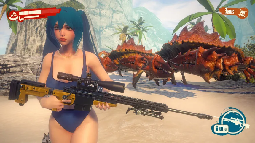 Скриншот 5 к игре Anime Girls: Sun of a Beach