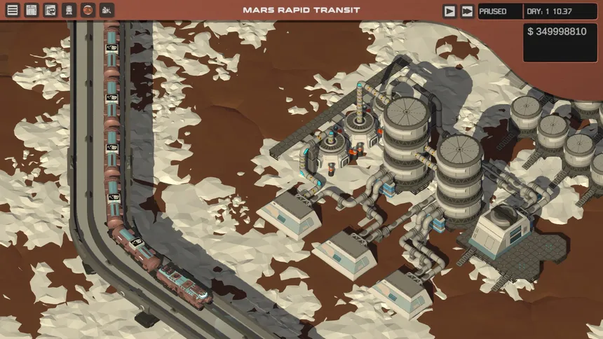 Скриншот 1 к игре Mars Rapid Transit