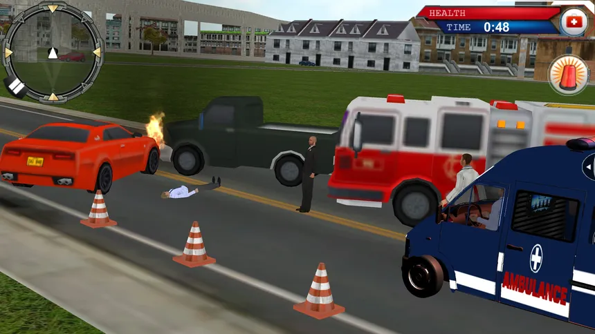 Скриншот 3 к игре Ambulance Chauffeur Simulator 2