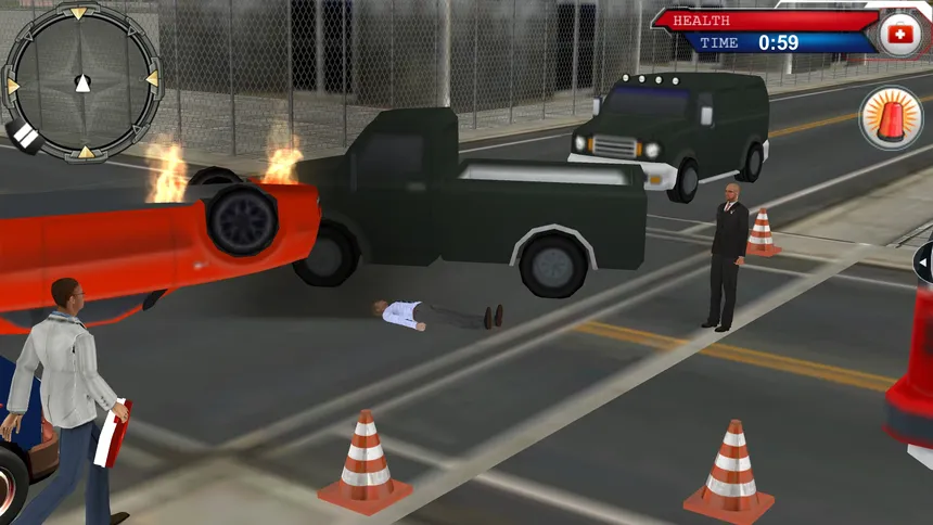 Скриншот 4 к игре Ambulance Chauffeur Simulator 2