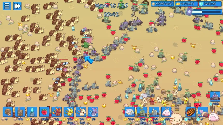 Скриншот 3 к игре Milky Way TD SURVIVORS AUTOBATTLER RTS