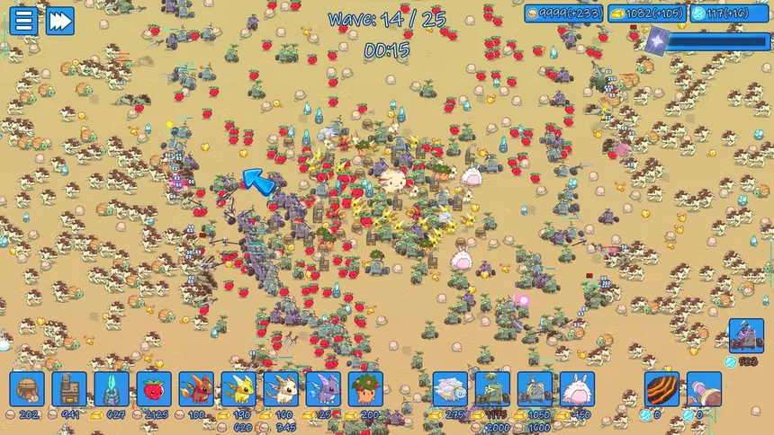 Скриншот 8 к игре Milky Way TD SURVIVORS AUTOBATTLER RTS