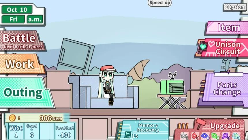 Скриншот 3 к игре ロボット少女は夢を見る-RobotBattleChampionship-