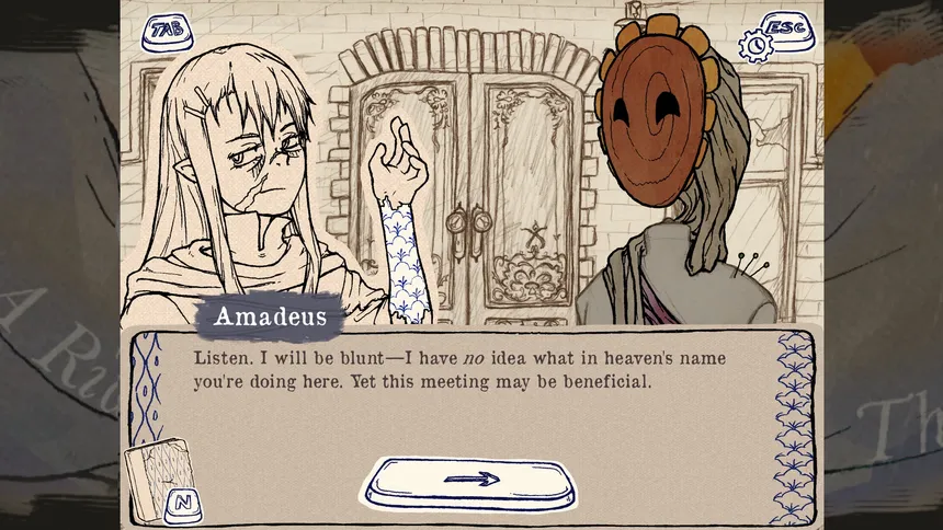 Скриншот 1 к игре Amadeus: A Riddle for Thee ~ Episode 1 ~ Waltz