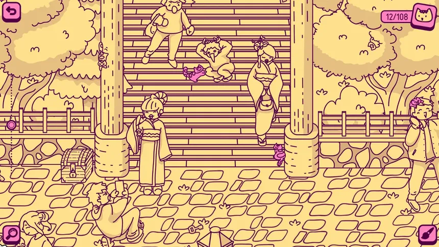 Скриншот 3 к игре Cats and Seek: Kyoto