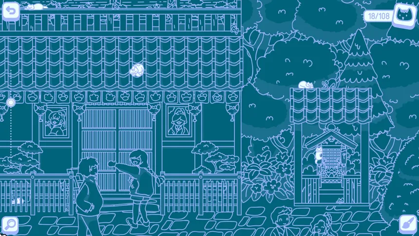 Скриншот 5 к игре Cats and Seek: Kyoto