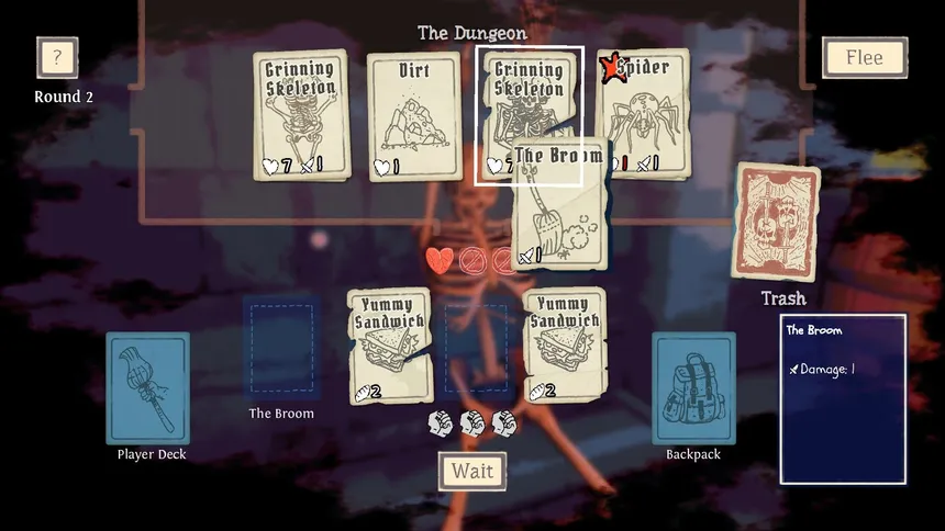 Скриншот 4 к игре Mops & Mobs: A Sweeping Dungeon Adventure